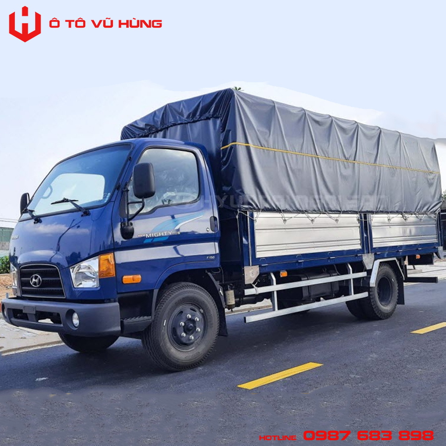 Xe Tải Hyundai New Mighty 110SL 7 Tấn Thùng Bạt